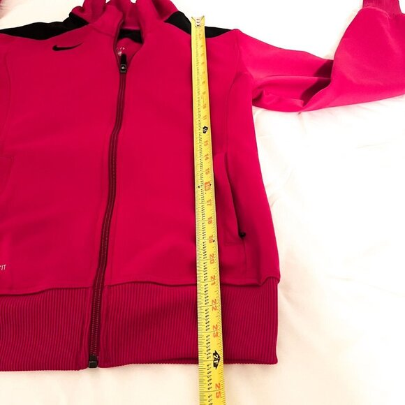 Nike Dri-Fit Fuchsia Zip-Up Outerwear Jacket - Picture 6 of 9